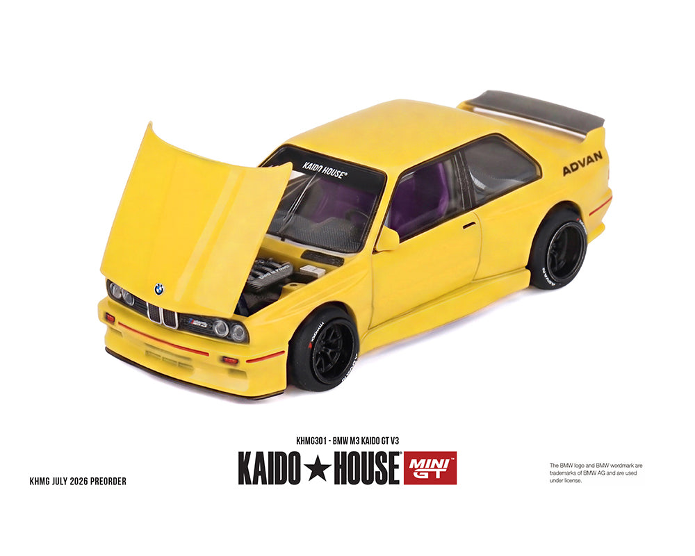 ミニカー KAIDO HOUSE  M3 BBS LTDEDN GOLD Kaido House BMW M3 Kaido GT V3 ADVAN Yellow 1:64 – Kai's Kollectibles