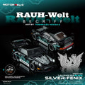 MotorHelix 1:64 RWB 964 Silver-Fenix Black | Pre-Order