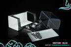 MotorHelix 1:64 RWB 964 Silver-Fenix Black | Pre-Order