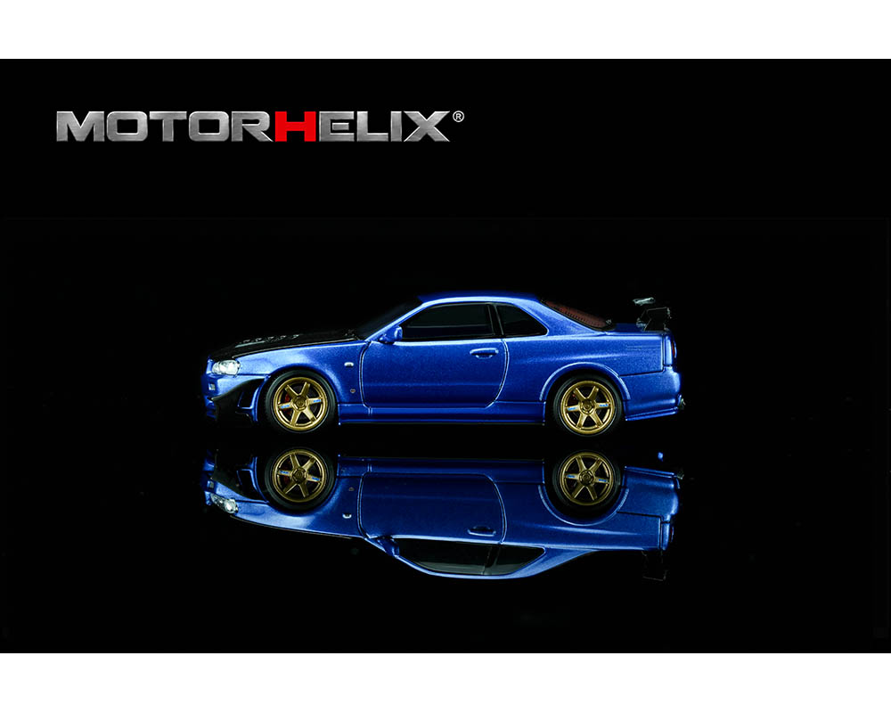 MotorHelix 1:64 Nissan Skyline GT-R R34 GT Aero Kit | Pre-Order