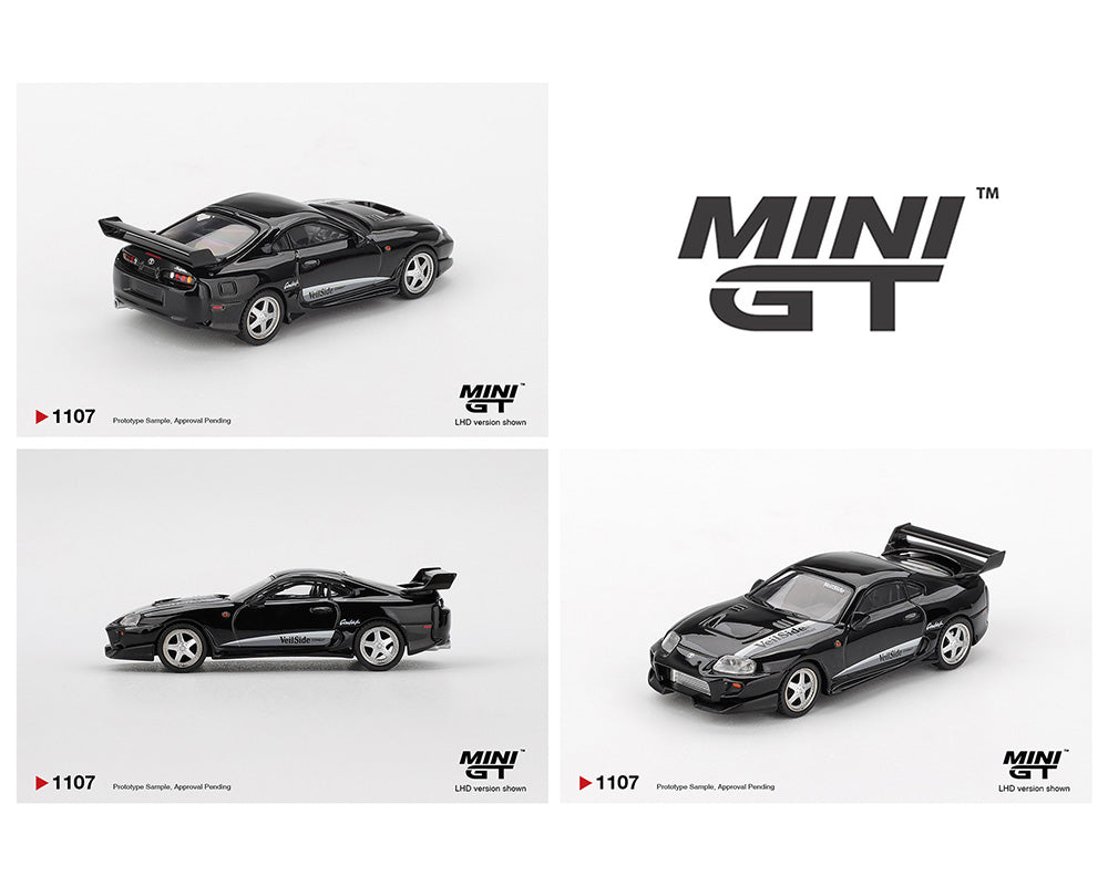 Mini GT 1:64 Toyota Supra VeilSide Combat V-II in Black | Preorder