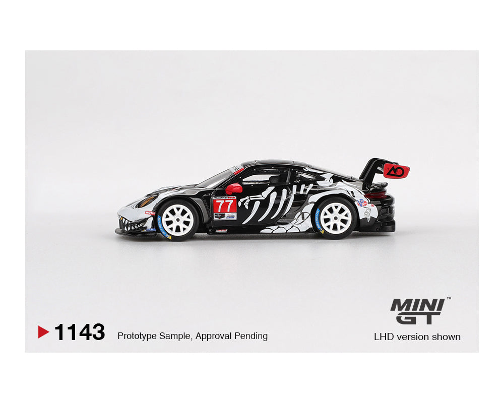 Mini GT 1:64 Porsche 911 GT3 R #77 AO Racing 2025 IMSA | Preorder