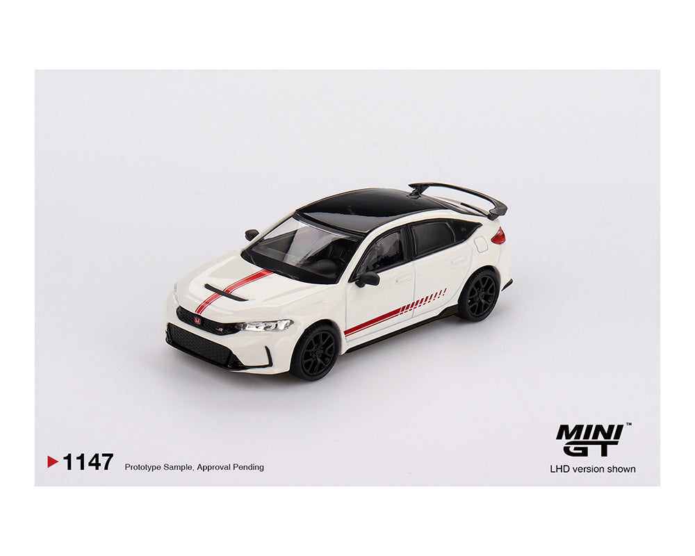 Mini GT 1:64 Honda Civic Type R Ultimate Edition in White | Preorder