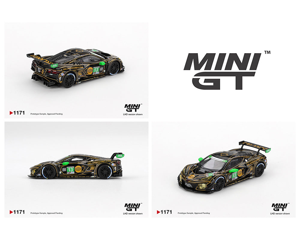 Mini GT 1:64 Corvette Z06 GT3.R #13 AWA 2025 Daytona | Preorder