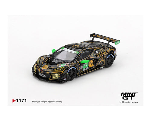 Mini GT Corvette Z06 GT3.R #13 AWA 2025 Daytona MGT01171-BL