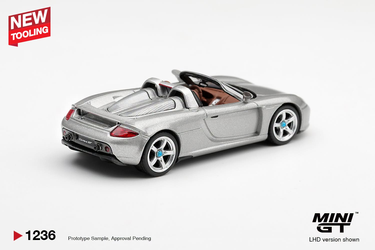 Mini GT 1:64 Porsche Carrera GT Silver Limited Edition | Pre-Order