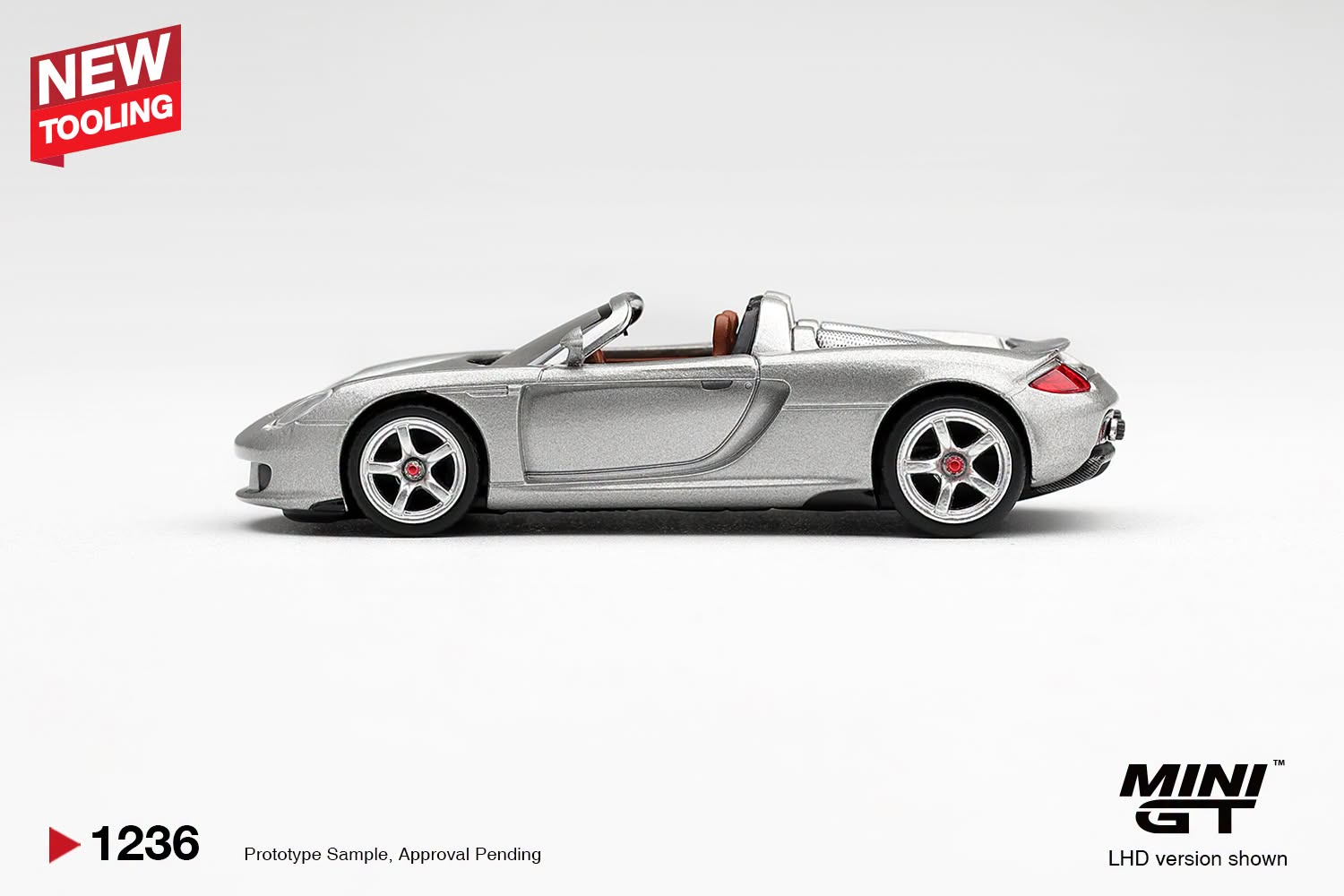 Mini GT 1:64 Porsche Carrera GT Silver Limited Edition | Pre-Order