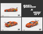 Mini GT 1:64 Fast & Furious Toyota Supra BOMEX Brian O’Conner | Pre-Order