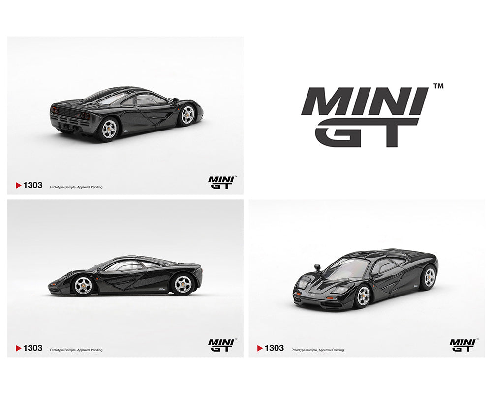 Mini GT 1:64 McLaren F1 Blue Black Metallic | Pre-Order