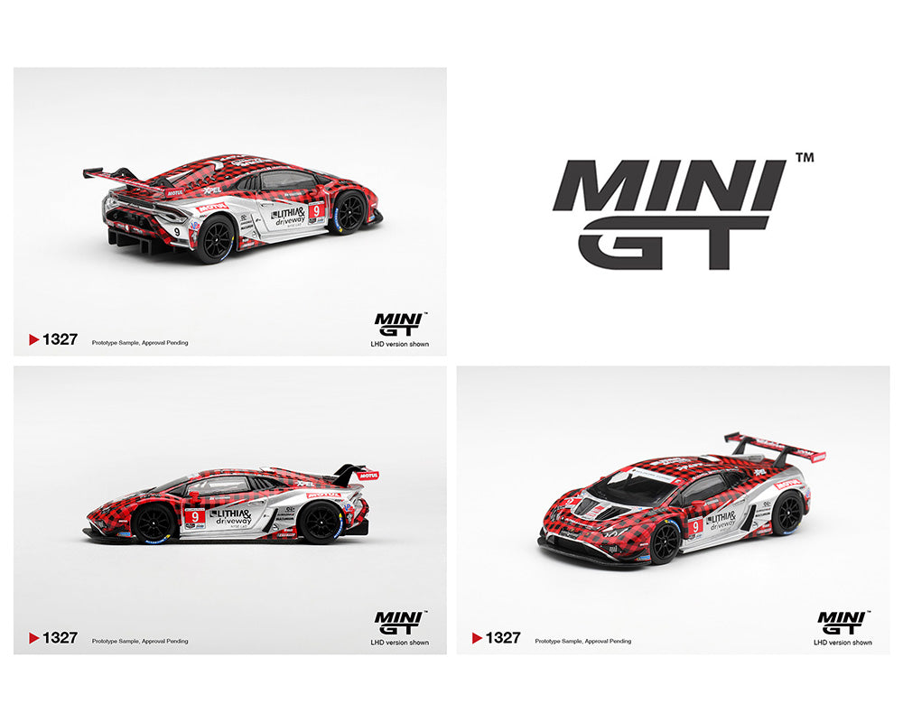 Mini GT 1:64 Lamborghini Huracán GT3 EVO2 #9 Pfaff IMSA | Pre-Order