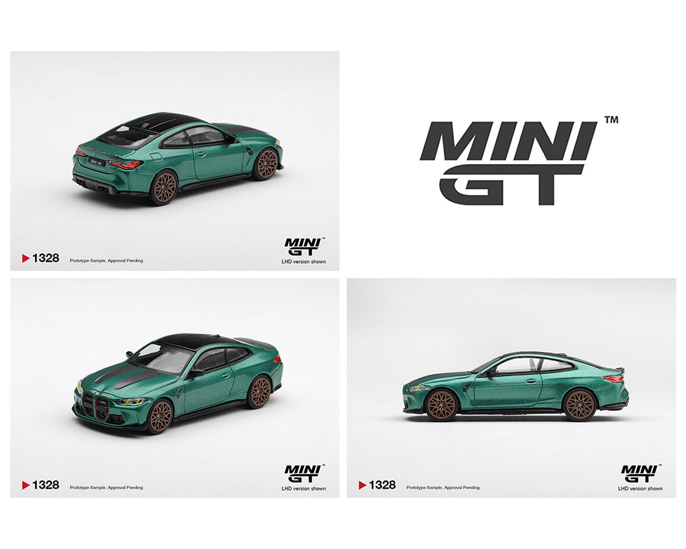 Mini GT 1:64 BMW M4 CS Frozen Isle of Man Green | Pre-Order