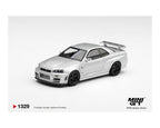 Mini GT 1:64 Nissan NISMO R34 GT-R Z-tune in Silver | Pre-Order