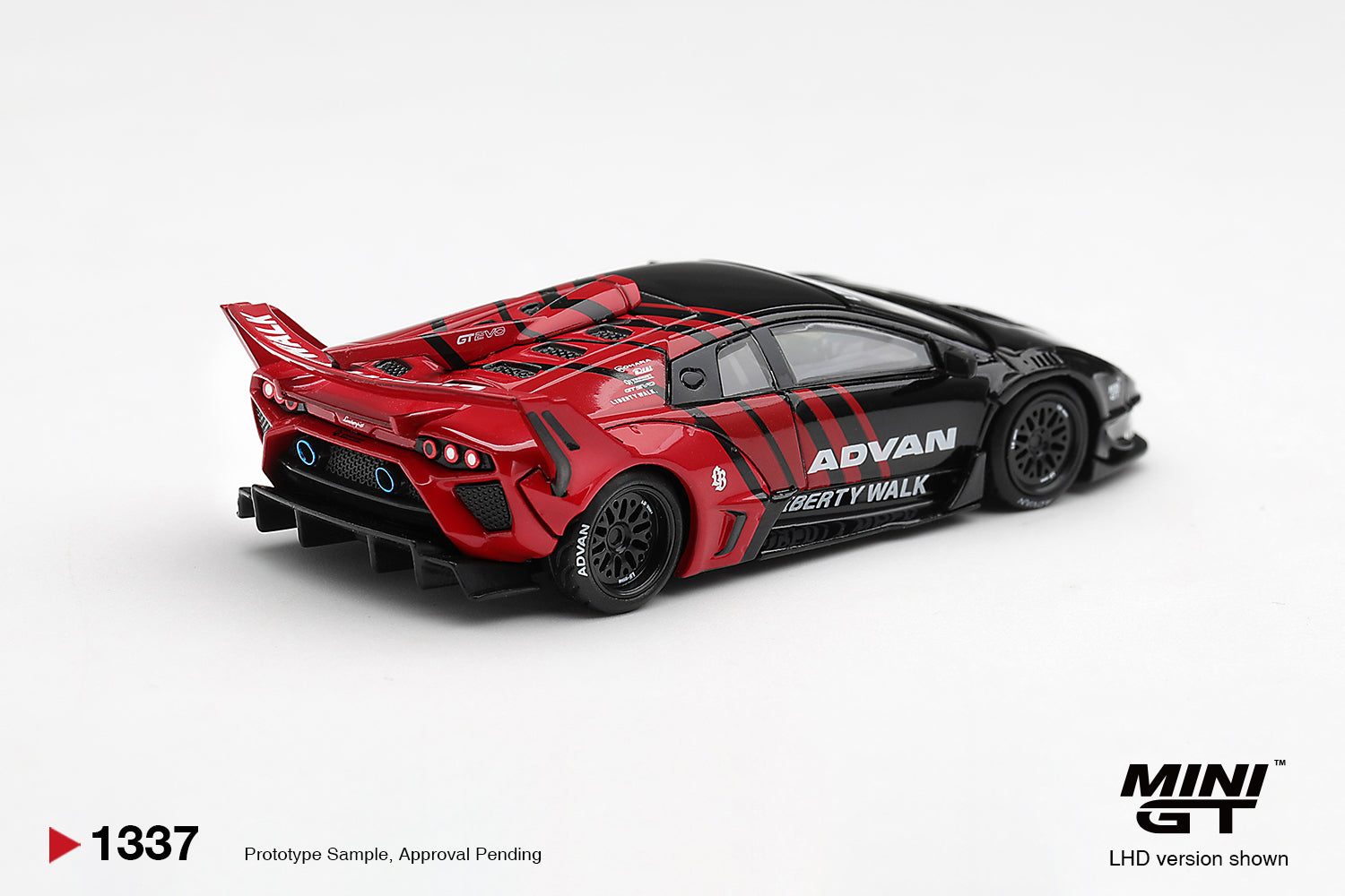 Mini GT Lamborghini LB-Silhouette Murciélago GT Evo Advan MGT01337