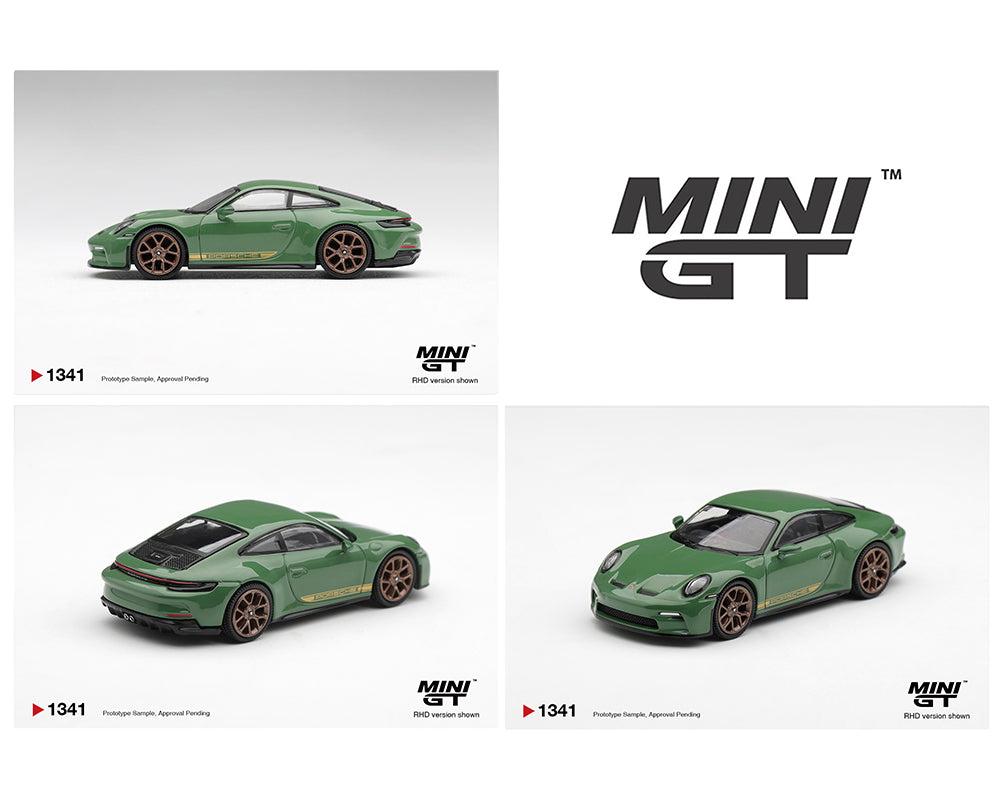 Mini GT 1:64 Porsche 911 (992) GT3 Touring Auratium Green | Pre-Order