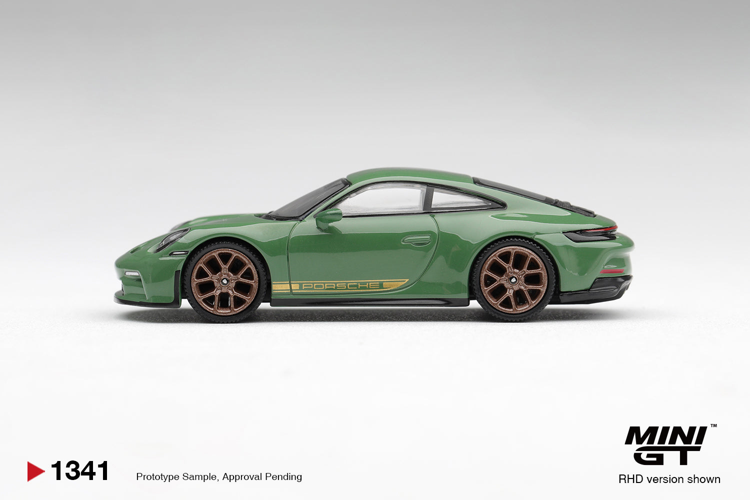 Mini GT 1:64 Porsche 911 (992) GT3 Touring Auratium Green | Pre-Order