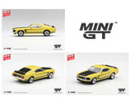Mini GT 1:64 Ford Mustang Boss 302 1969 Bright Yellow | Pre-Order