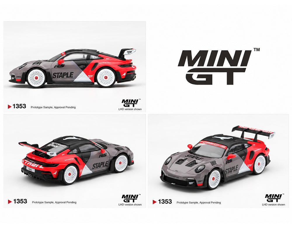 Mini GT 1:64 Porsche 911 GT3 RS STAPLE x INOZETEK | Pre-Order