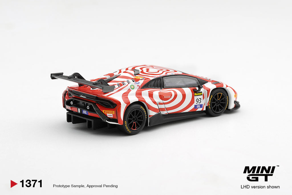 Mini GT 1:64 Lamborghini Huracan GT3 EVO2 #93 Wall Racing | Pre-Order