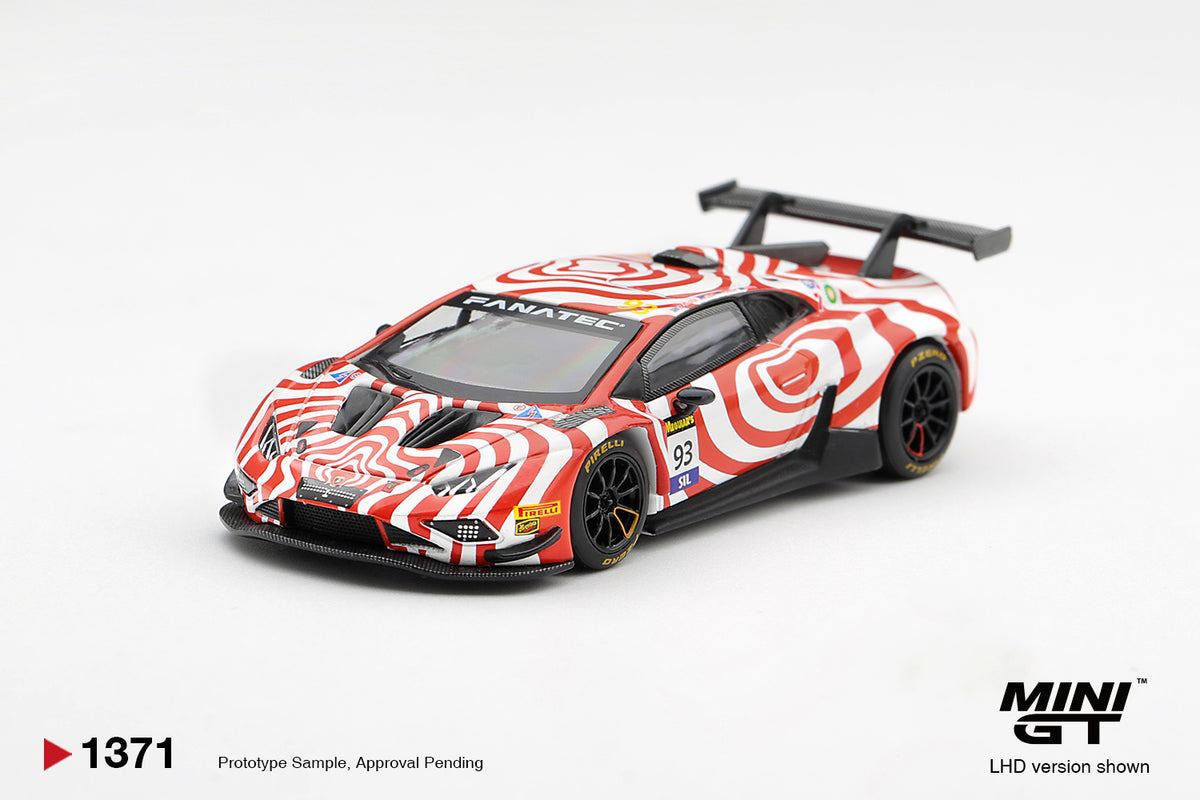 Mini GT 1:64 Lamborghini Huracan GT3 EVO2 #93 Wall Racing | Pre-Order
