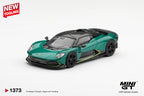 Mini GT 1:64 Aston Martin Valhalla Podium Green Limited Edition | Pre-Order