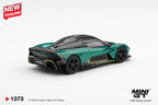 Mini GT 1:64 Aston Martin Valhalla Podium Green Limited Edition | Pre-Order