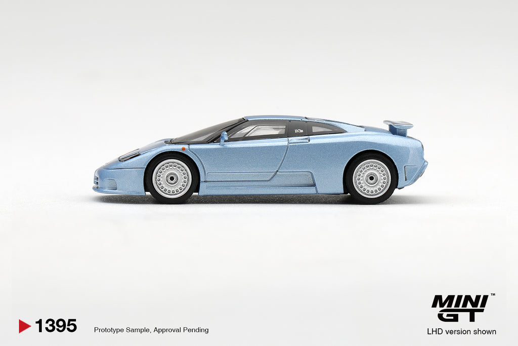 Mini GT 1:64 Bugatti EB110 GT Azzurro Metallizzato | Pre-Order