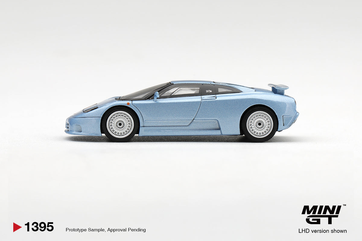 Mini GT 1:64 Bugatti EB110 GT Azzurro Metallizzato | Pre-Order