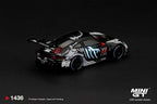 Mini GT 1:64 Porsche 911 GT3 R AO Racing “Skele-Glow Rexy” | Pre-Order