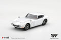 Mini GT 1:64 Toyota 2000GT Pegasus White | Pre-Order