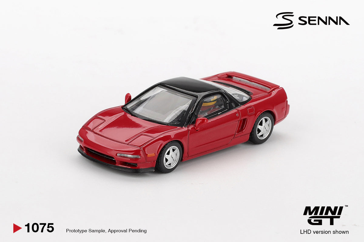 Mini GT 1:64 Honda NSX 1989 w/ Ayrton Senna Figure