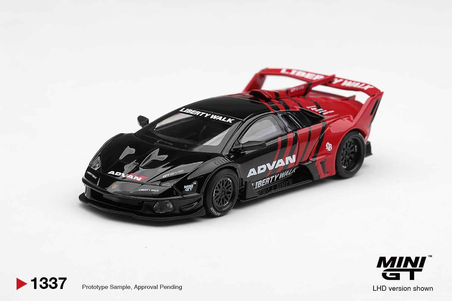 Mini GT Lamborghini LB-Silhouette Murciélago GT Evo Advan MGT01337