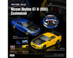 MotorHelix 1:64 Nissan Skyline GT-R R34 GT Aero Kit | Pre-Order