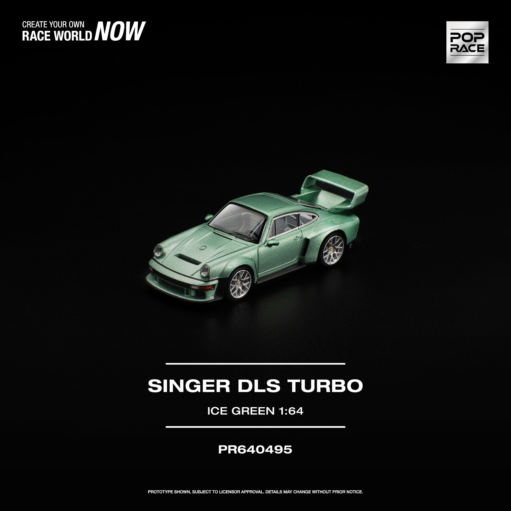 Pop Race 1:64 Singer DLS Turbo Ice Green | Pre-Order