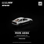 Pop Race 1:64 RWB AE86 White Black | Pre-Order