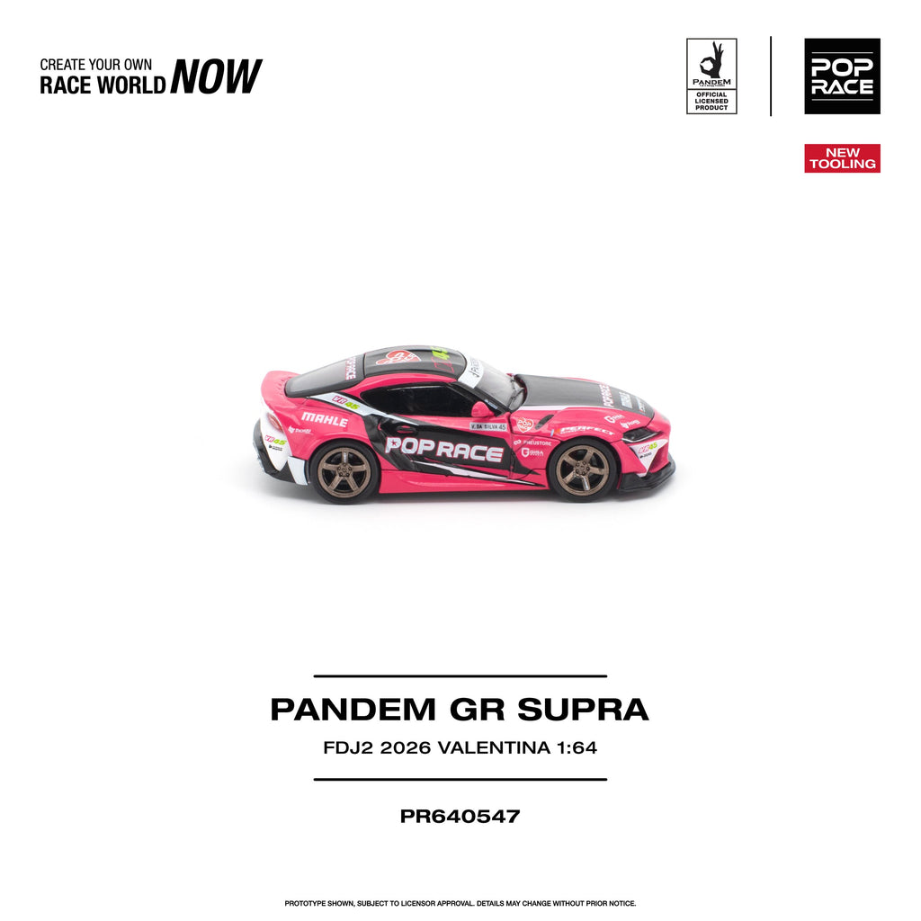 Pop Race 1:64 Pandem GR Supra FDJ2 Valentina Piaz | Pre-Order
