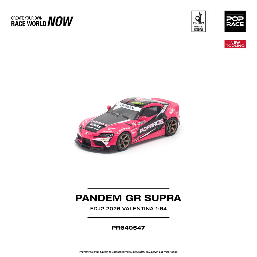 Pop Race 1:64 Pandem GR Supra FDJ2 Valentina Piaz | Pre-Order