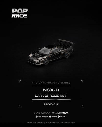 Pop Race 1:64 Honda NSX-R Dark Chrome | Pre-Order