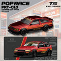 Pop Race x TS 1:64 RWB AE86 Vintage Red Chrome | Pre-Order