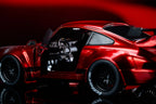 Jada Pink Slips 1:18 Porsche 911 RWB in Red Metallic
