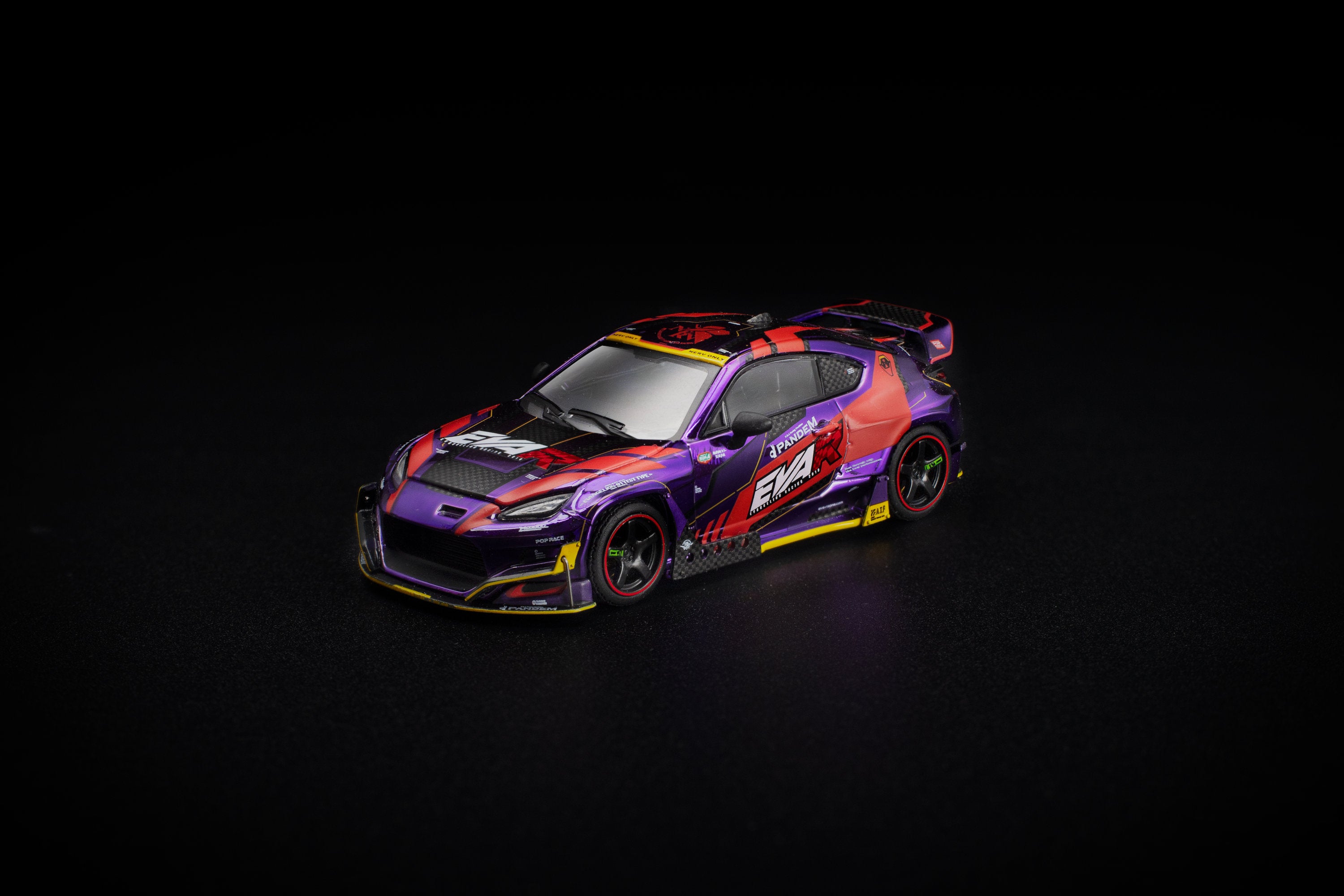 POP RACE Evangelion Racing Pandem GR86 6x Car Blind Box PRBB001