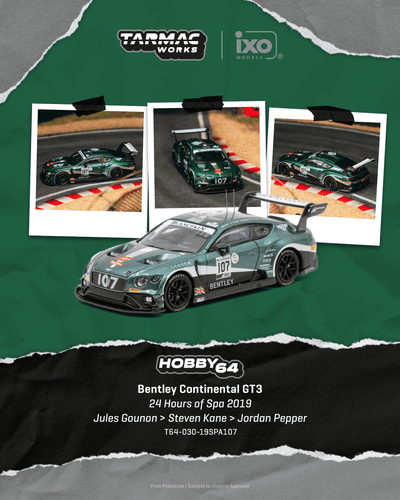 Tarmac Works 1:64 Bentley Continental GT3 #107 Spa 2019 | Pre-Order