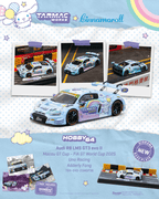 Tarmac Works 1:64 Audi R8 LMS GT3 Cinnamoroll GT World Cup Combo Set | Pre-Order