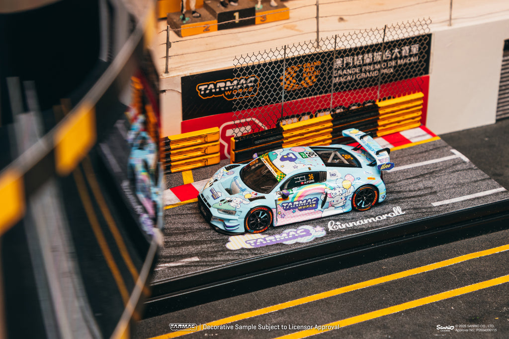 Tarmac Works 1:64 Audi R8 LMS GT3 Cinnamoroll GT World Cup Combo Set | Pre-Order