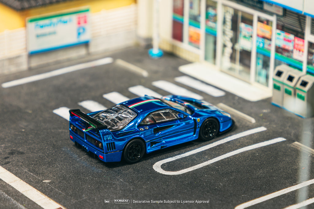 🐎 Tarmac Works 1:64 Ferrari F40 LM Blue Chrome | Pre-Order