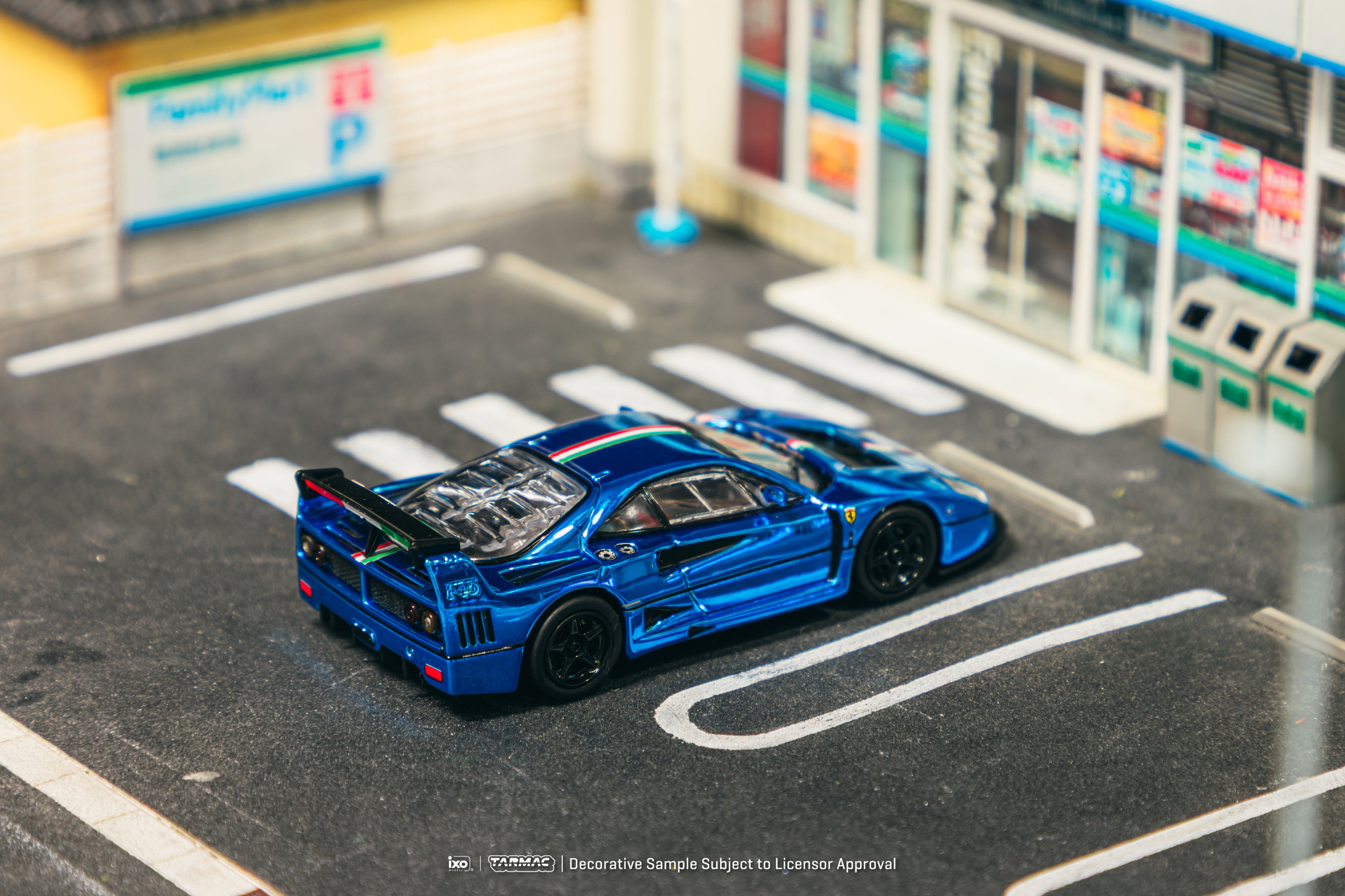🐎 Tarmac Works 1:64 Ferrari F40 LM Blue Chrome | Pre-Order