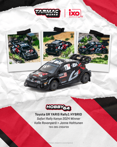Tarmac Works 1:64 Toyota GR Yaris Rally1 #69 2024 Safari Winner | Pre-Order