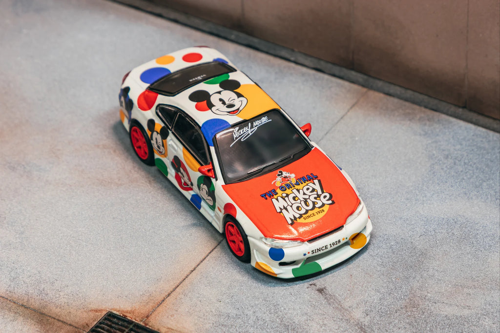 Tarmac Works 1:64 Silvia S15 Mickey Mouse Limited Edition | Preorder