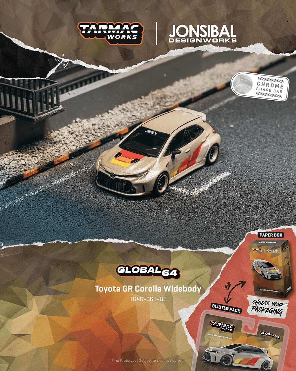Tarmac Works 1:64 Toyota GR Corolla Widebody in White | Pre-Order