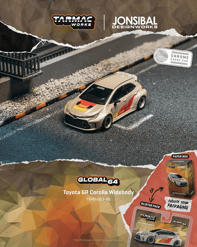 Tarmac Works 1:64 Toyota GR Corolla Widebody in White | Pre-Order