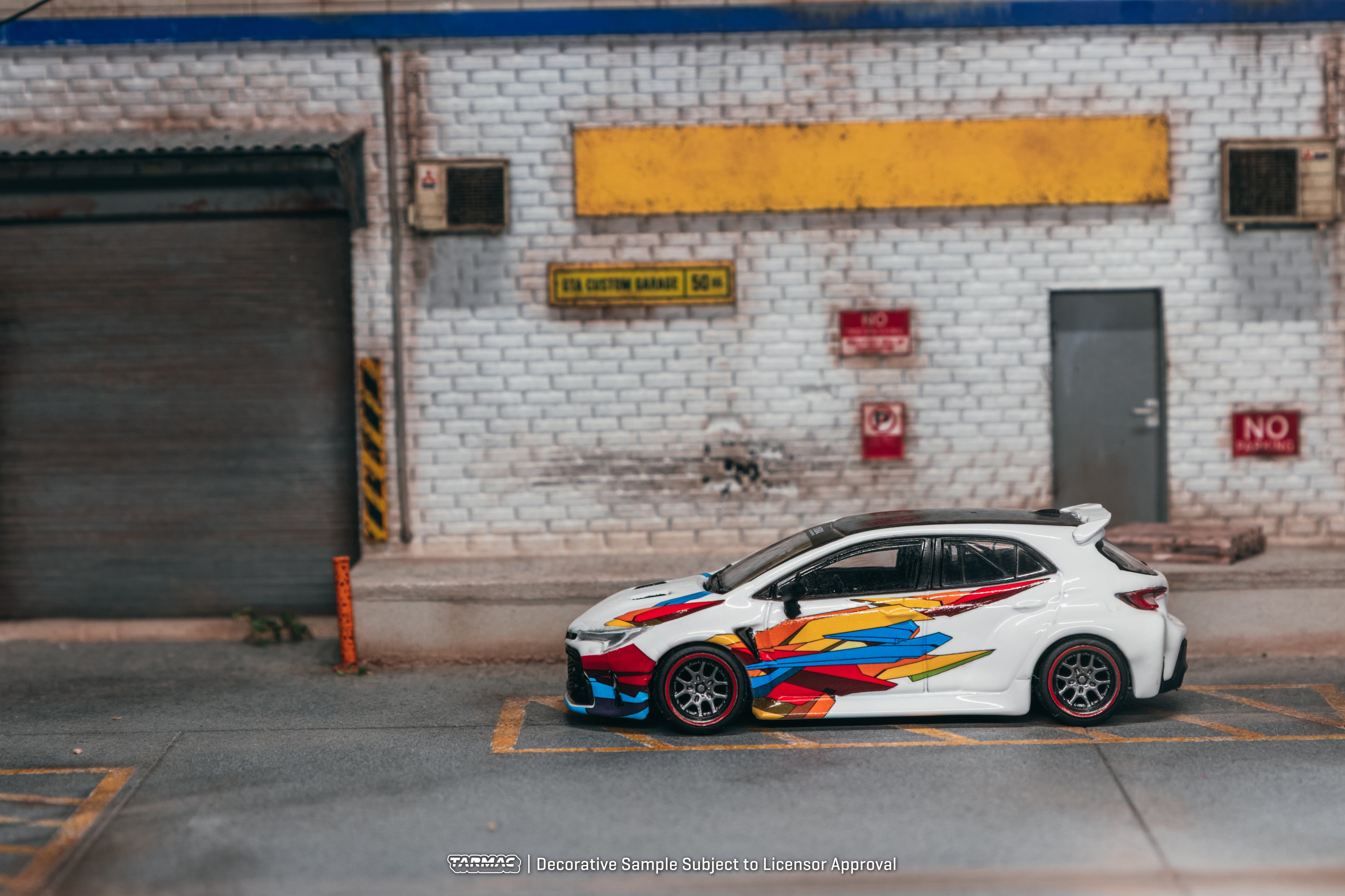 Tarmac Works 1:64 Toyota Corolla Widebody Jon Sibal in White | Pre-Order